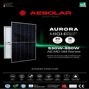 AESOLAR - Aurora Solar Panel 540W