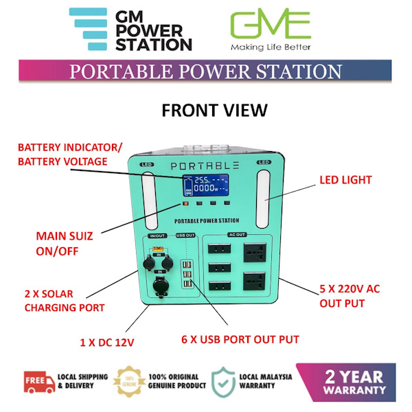 Portable Power Station 3000W