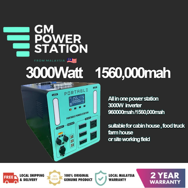 Portable Power Station 3000W