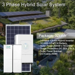 3 Phase Solar System 32kw