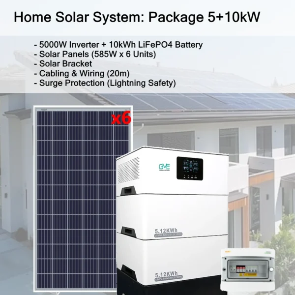 Home Solar Power System 10kW