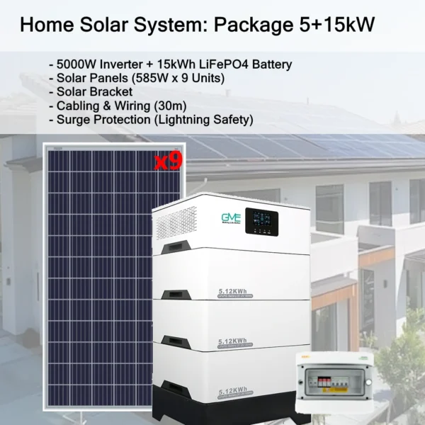 Home Solar Power System 15kW